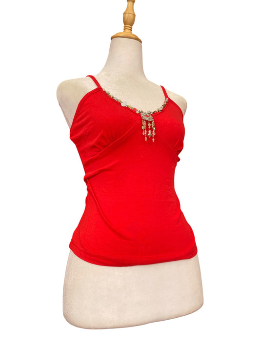 Red y2k top