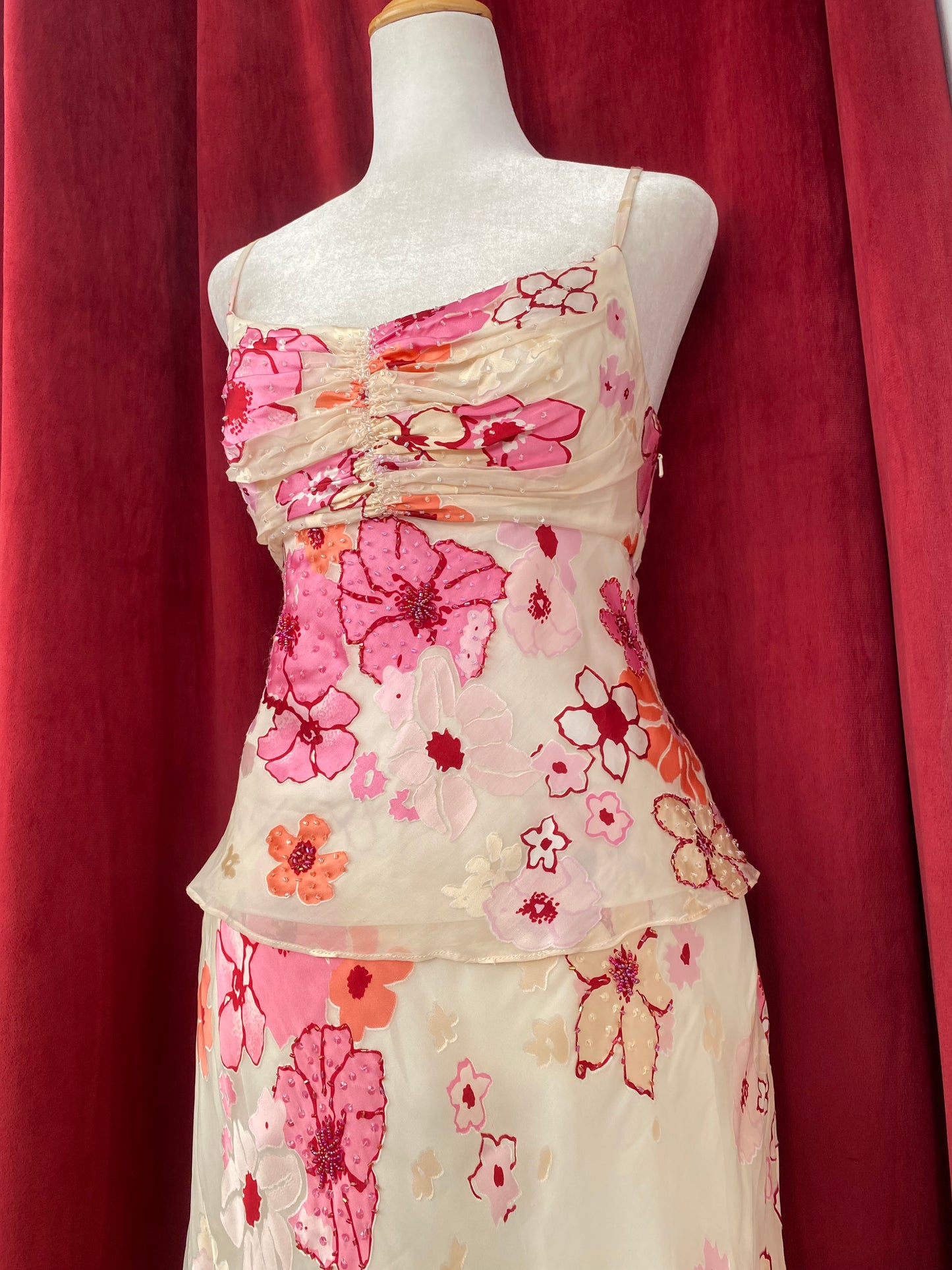 Blush Sakura Silk Ensemble set