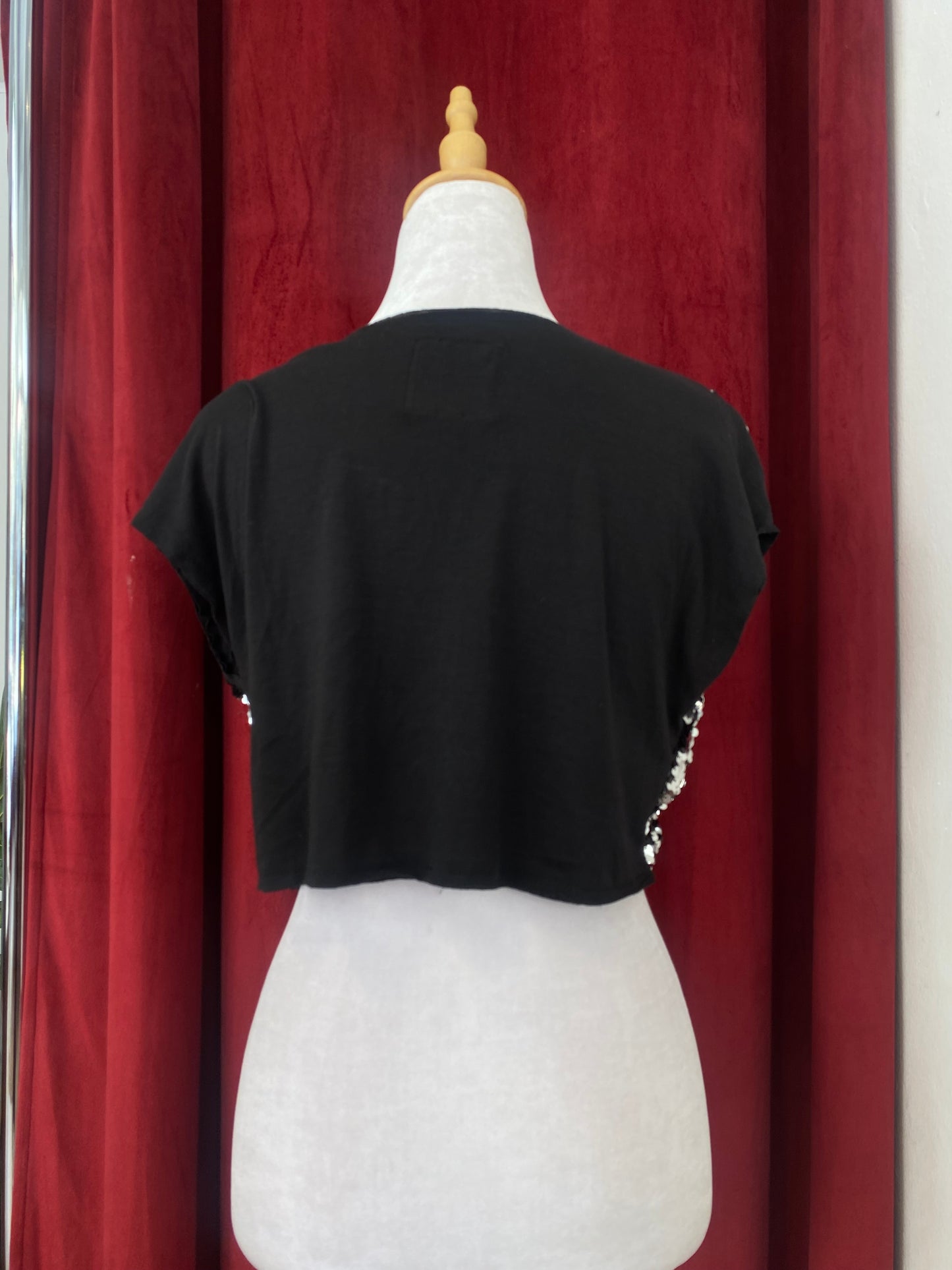 Sequin black bolero