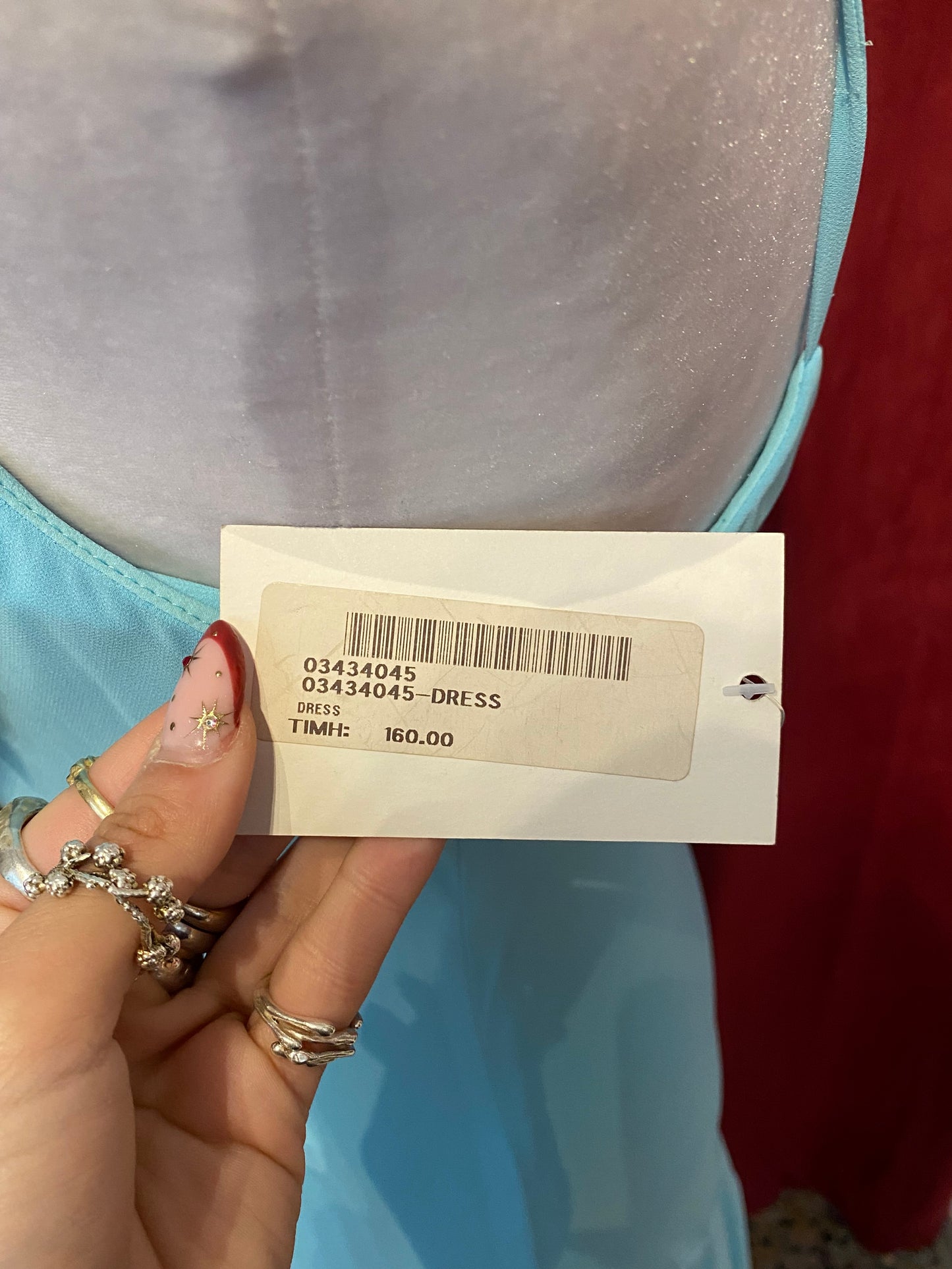 Light blue ruffled maxi dress 🩵