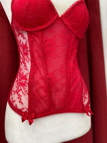 The ultimate red corset