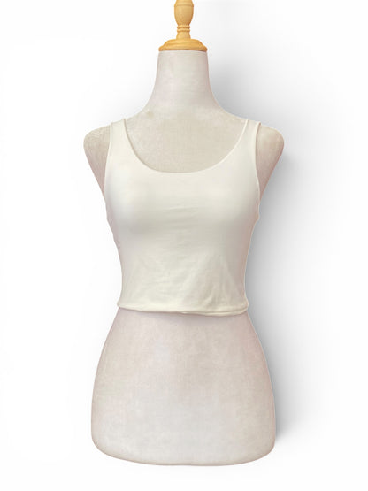White open back top