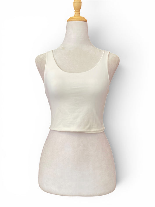 White open back top