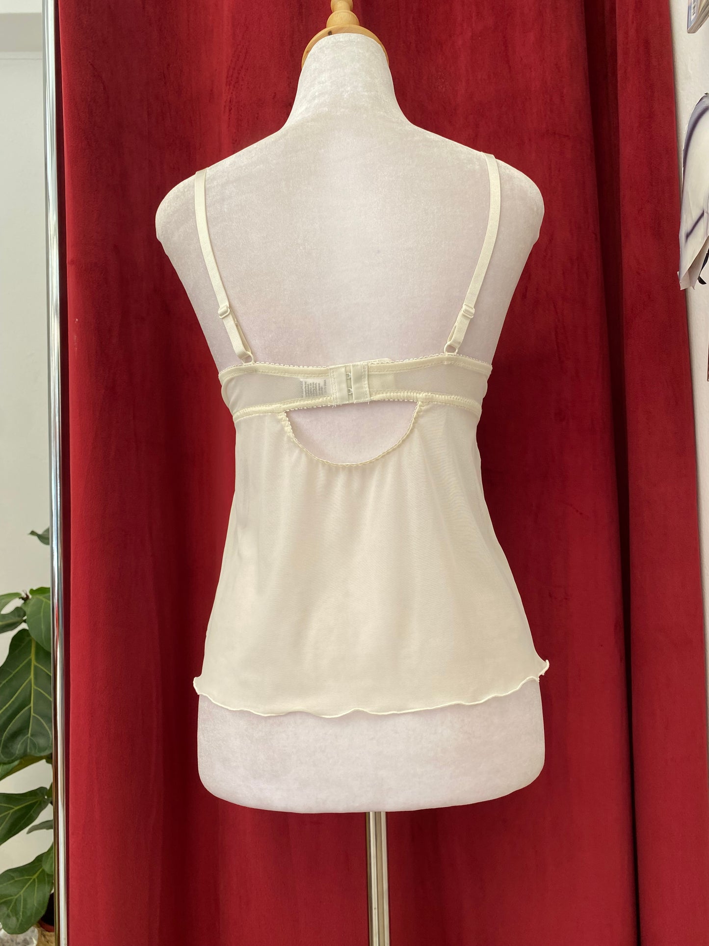Romantic white corset