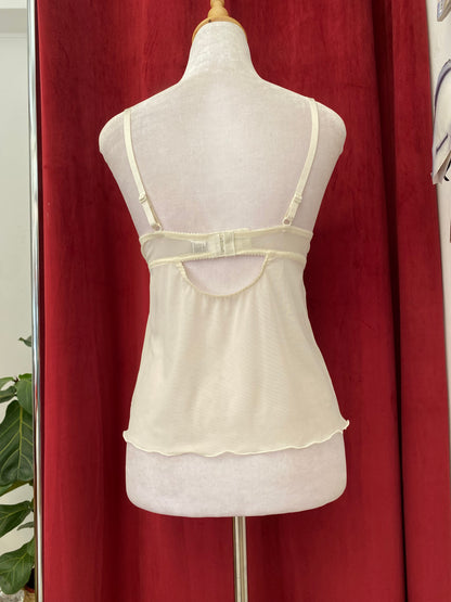 Romantic white corset