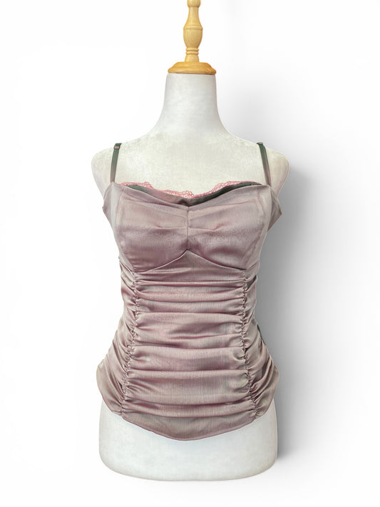 Organza lilac corset
