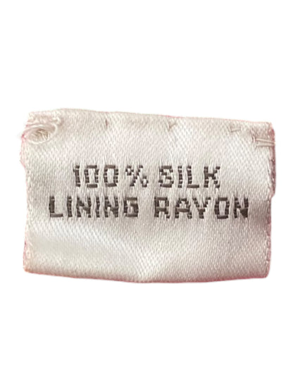 100% silk aftershock pink skirt