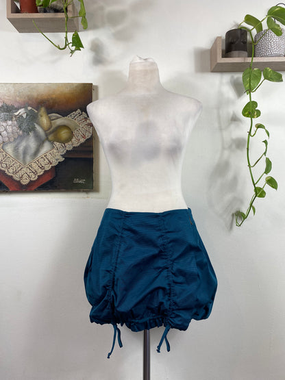 Rich blue ballon skirt
