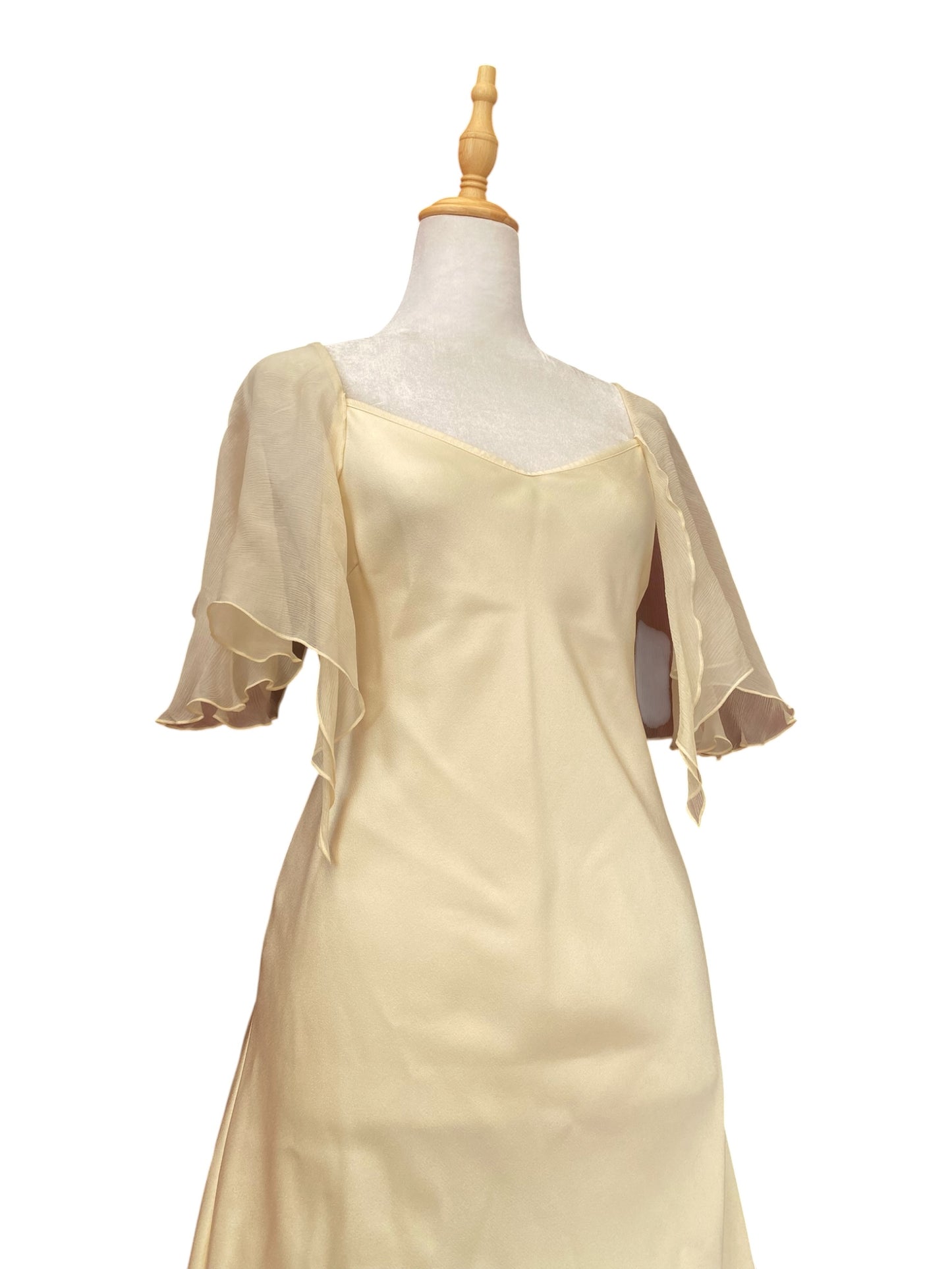 The “ivory “ dress