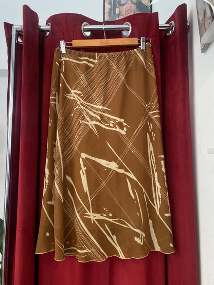 Brown summer skirt