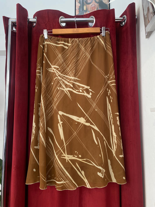 Brown summer skirt