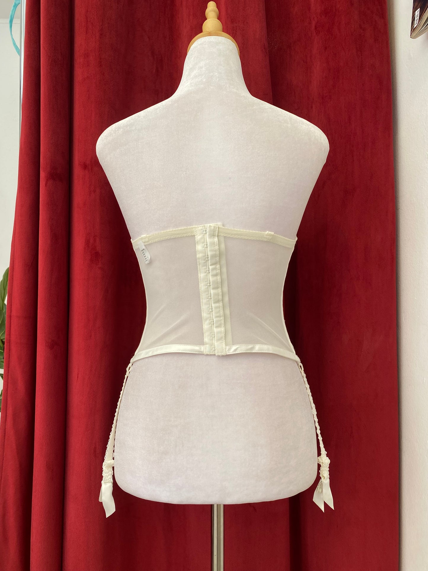 Ivory belle corset bustier