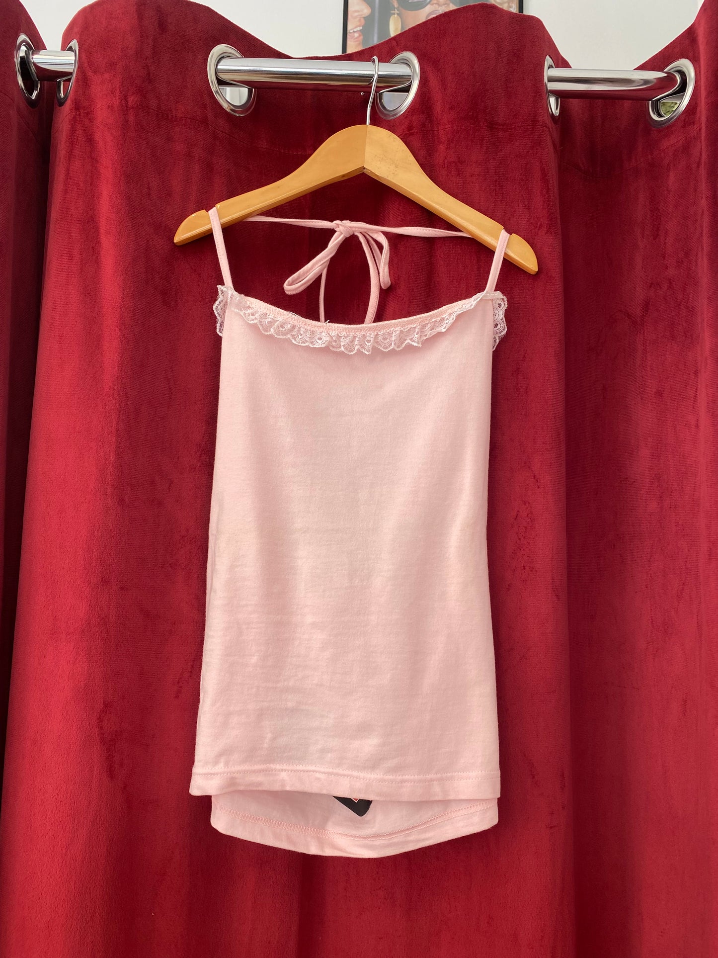Pink babydoll top