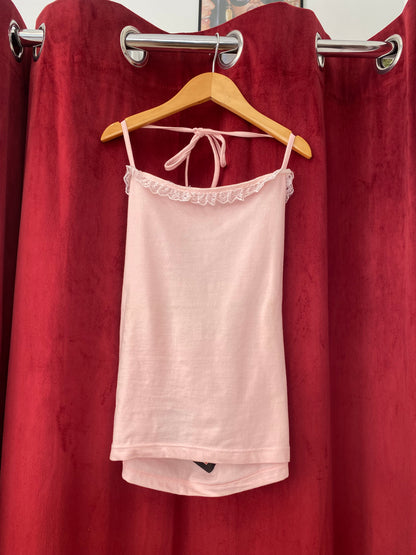 Pink babydoll top
