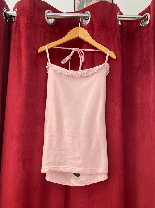 Pink babydoll top