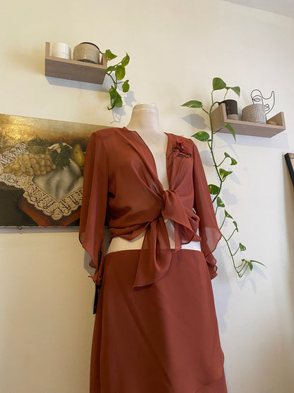 2 piece set brand new with handbeaded details