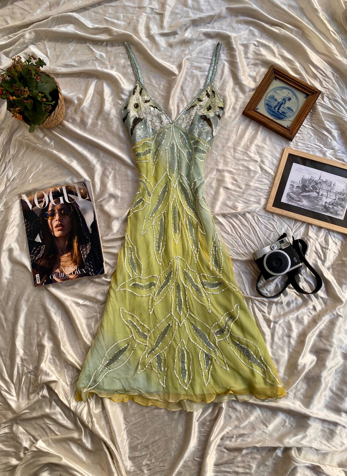 100% silk ethereal ombré gown ✨