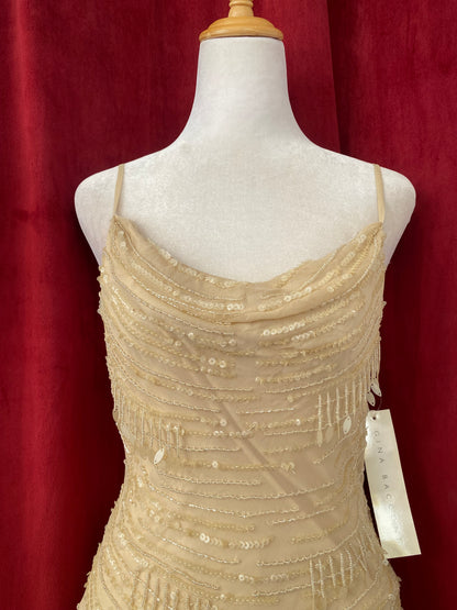 100% silk mermaid handbeaded top