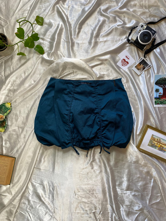 Rich blue ballon skirt