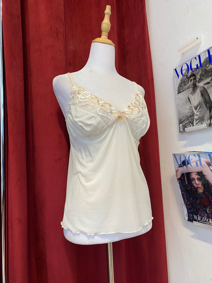 Brand new white see through cami top