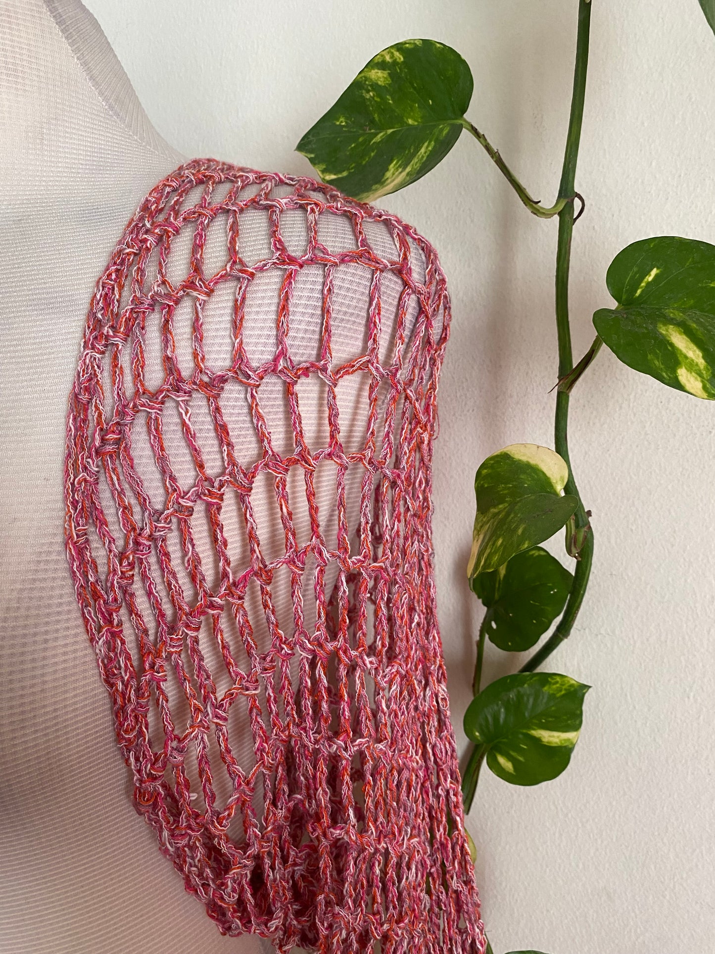 Brand new knitted pink summer bolero