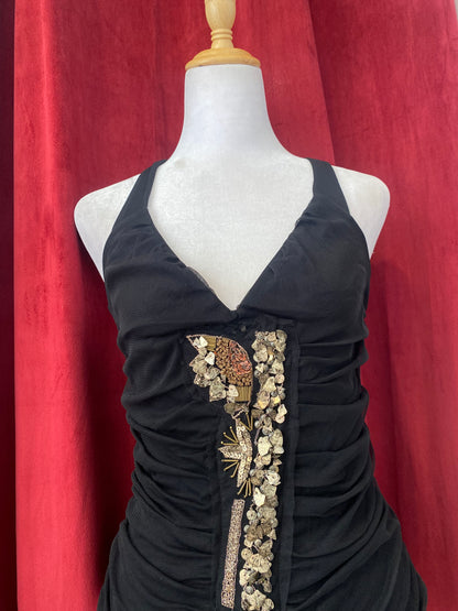 Black tight rushed up top ♟️