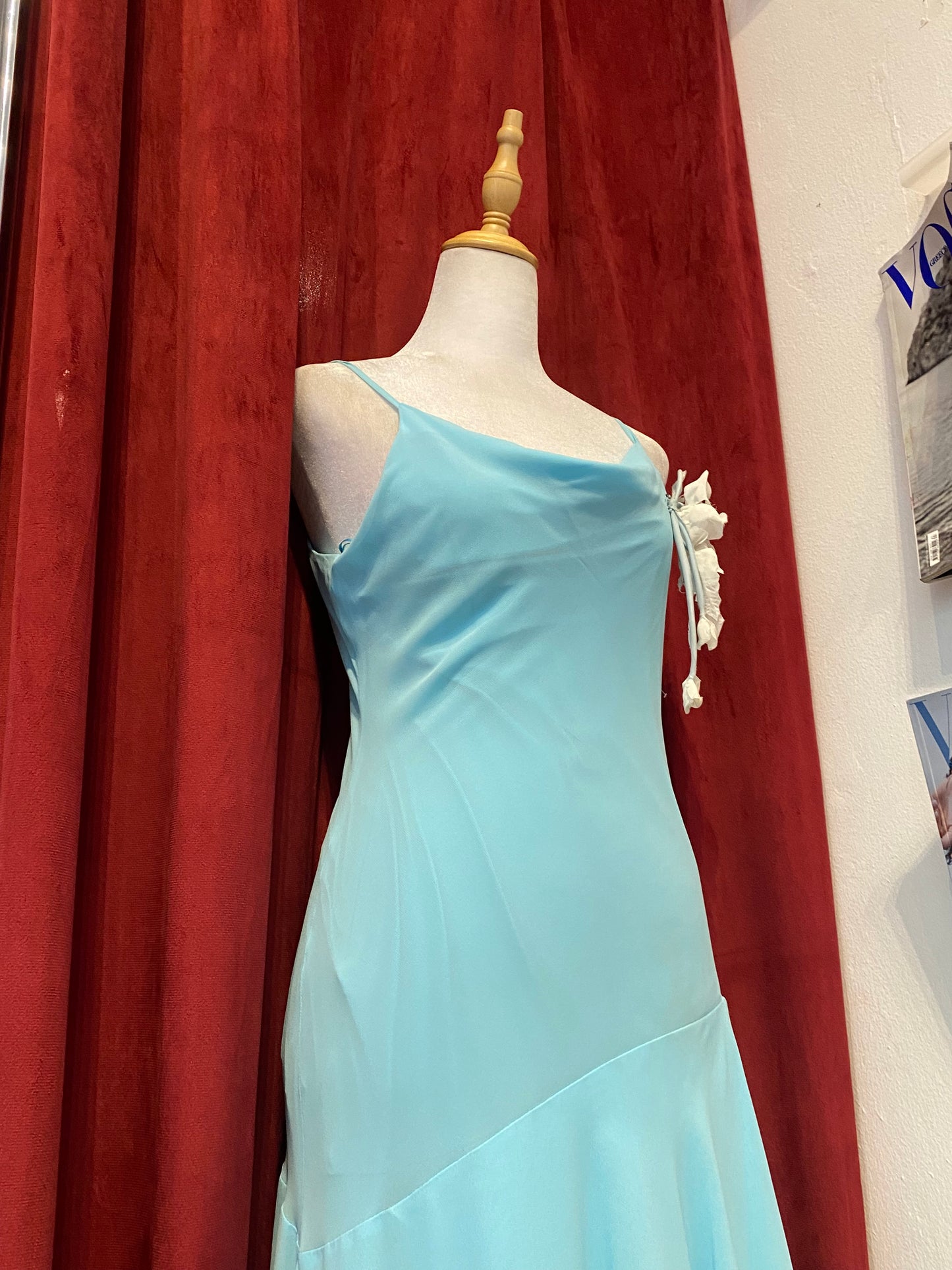 Light blue ruffled maxi dress 🩵