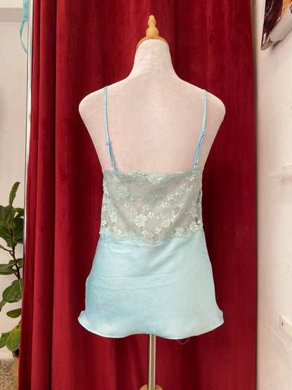 Celeste pearl satin chemise