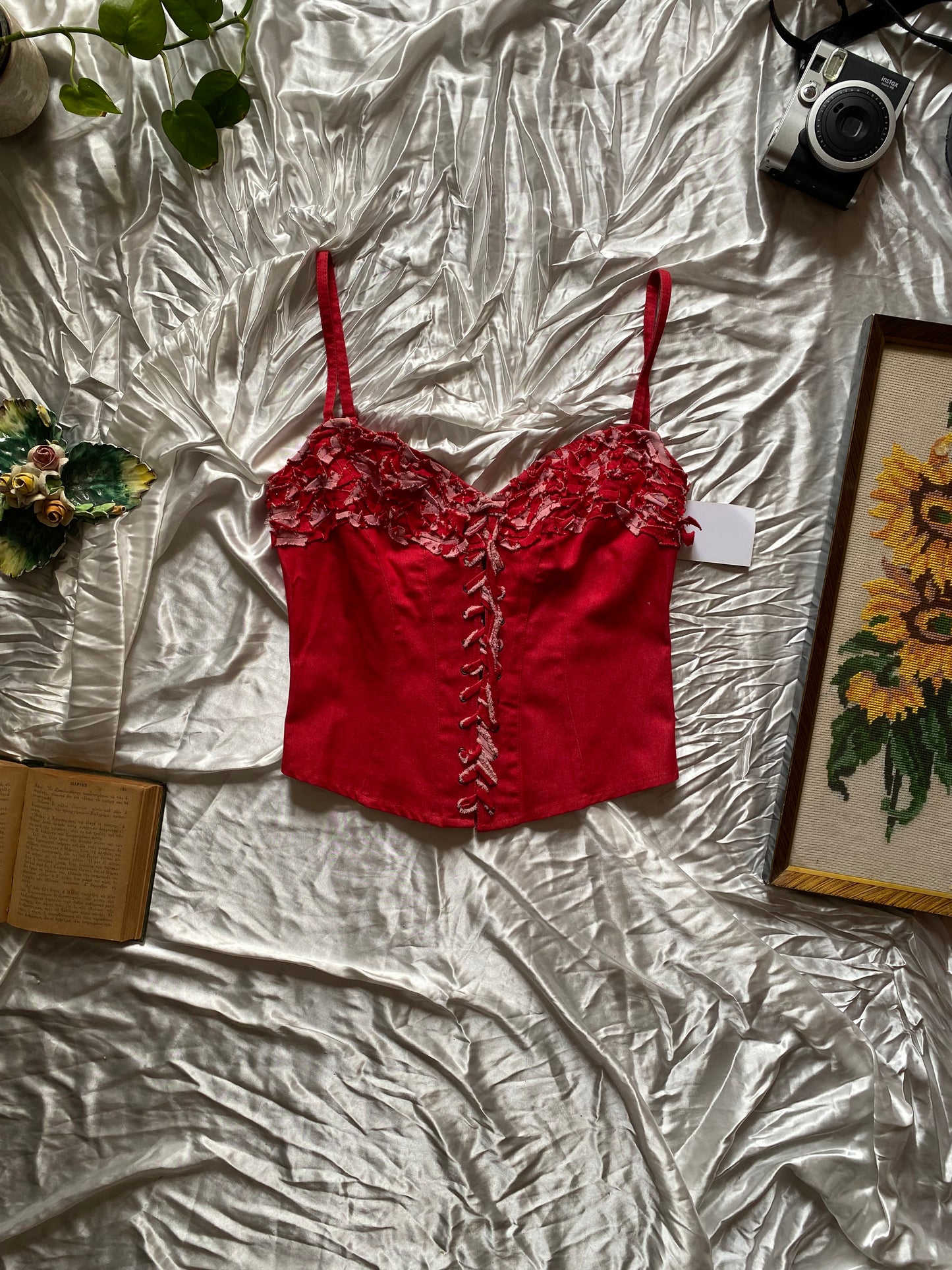 Denim zinas couture brand new corset