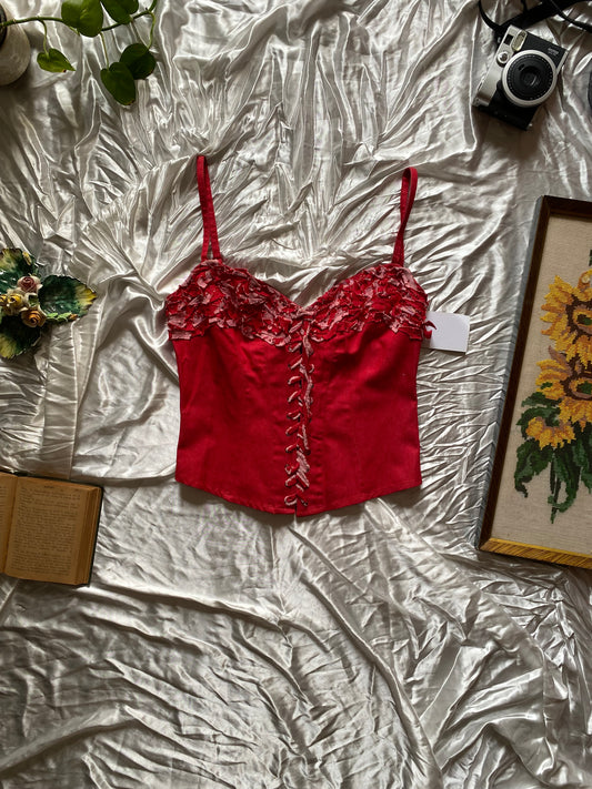 Denim zinas couture brand new corset