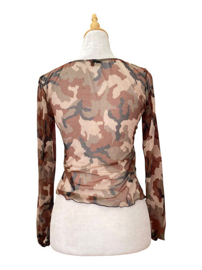 Military style mesh top 🖤