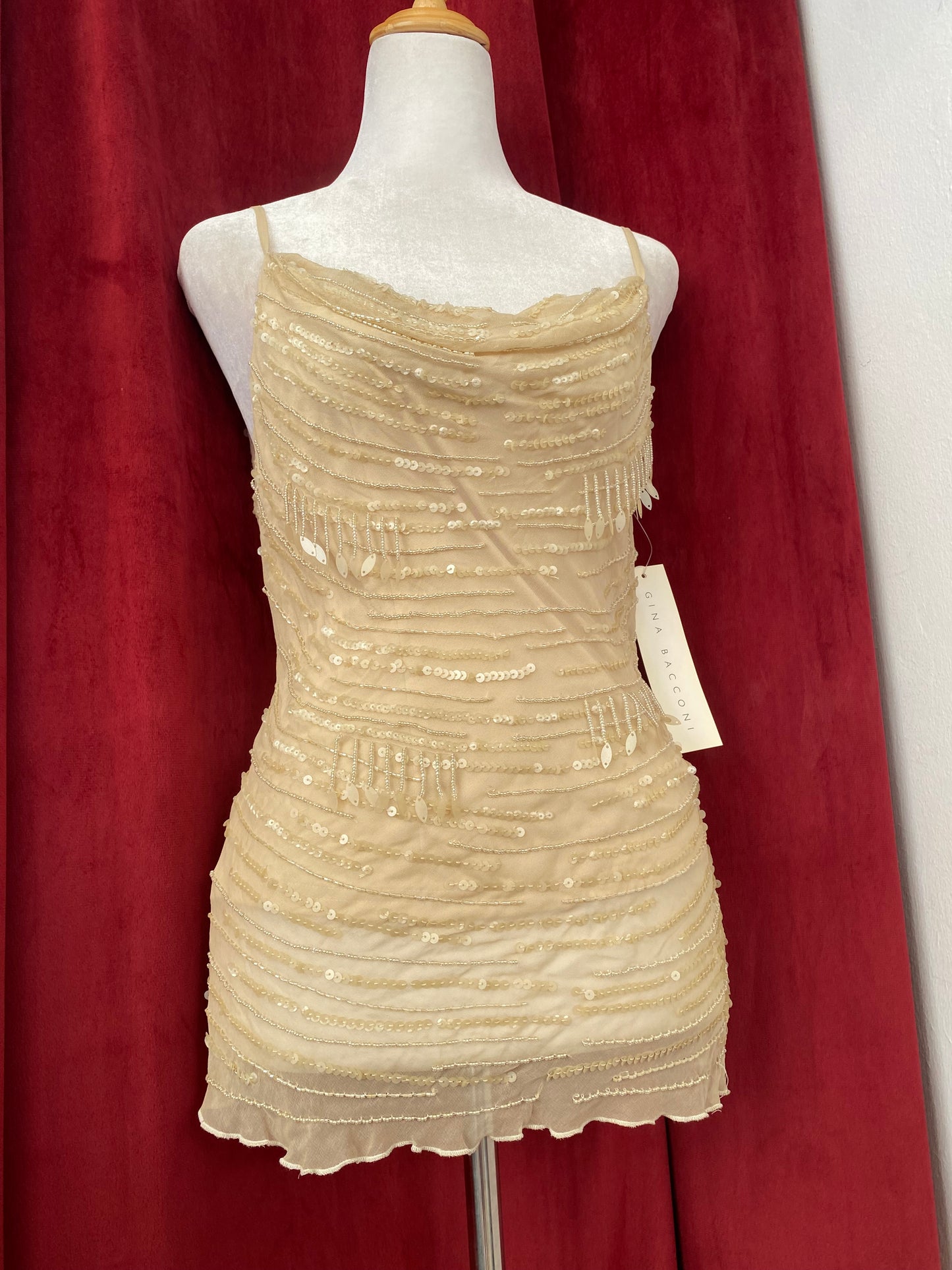 100% silk mermaid handbeaded top