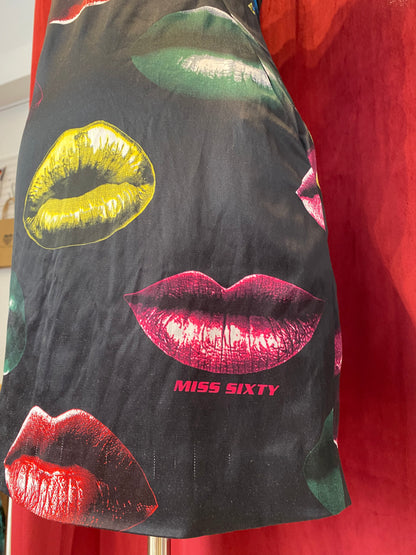Miss sixty iconic “lipstick”mini dress