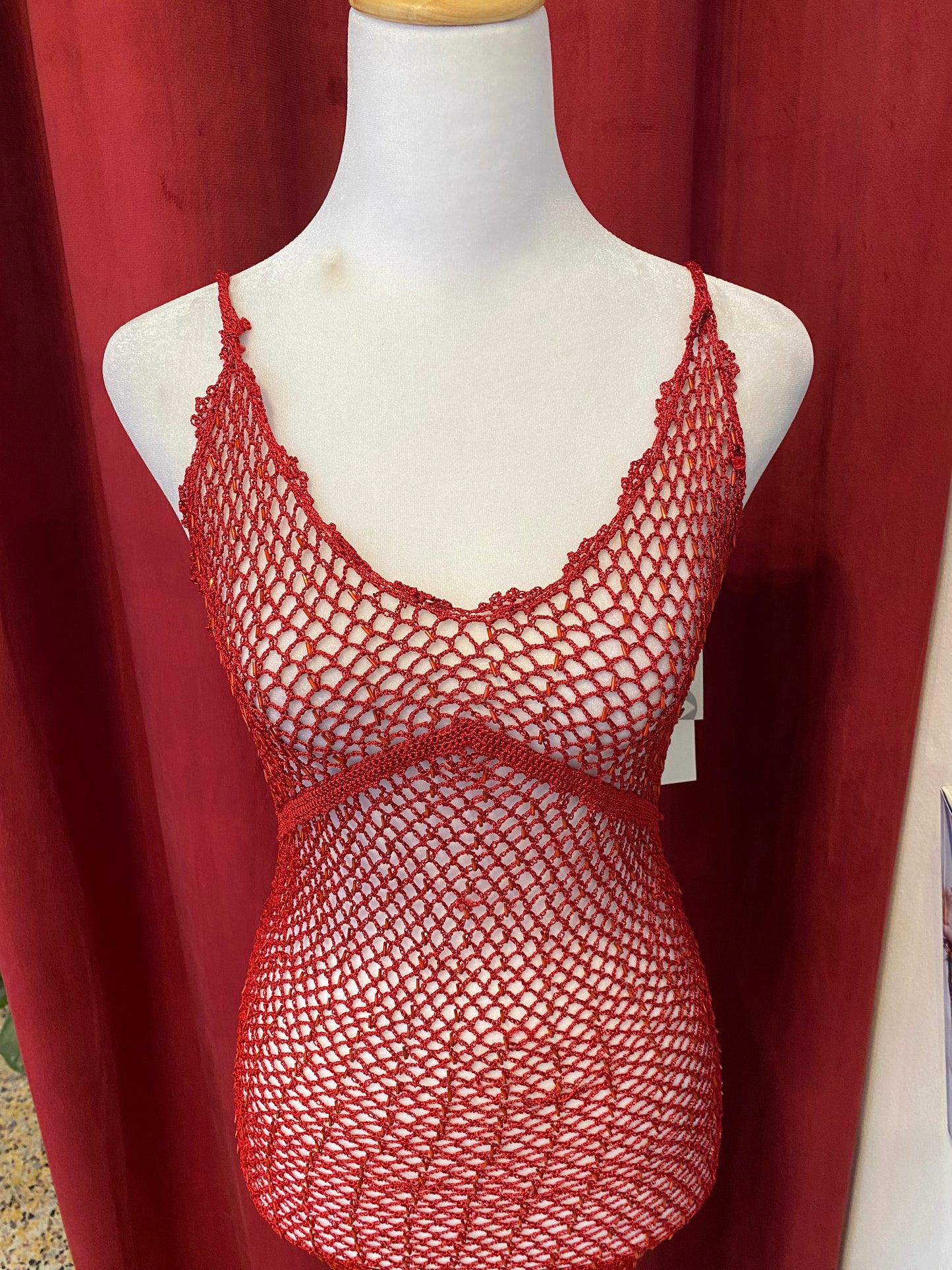 Morgan brand new crochet dress with sequin details all over