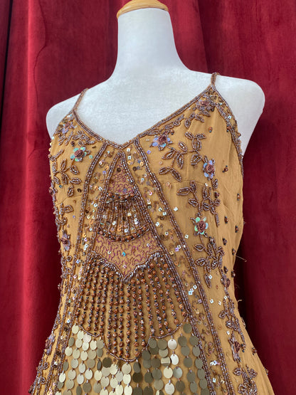 100% silk deadstock butterfly top
