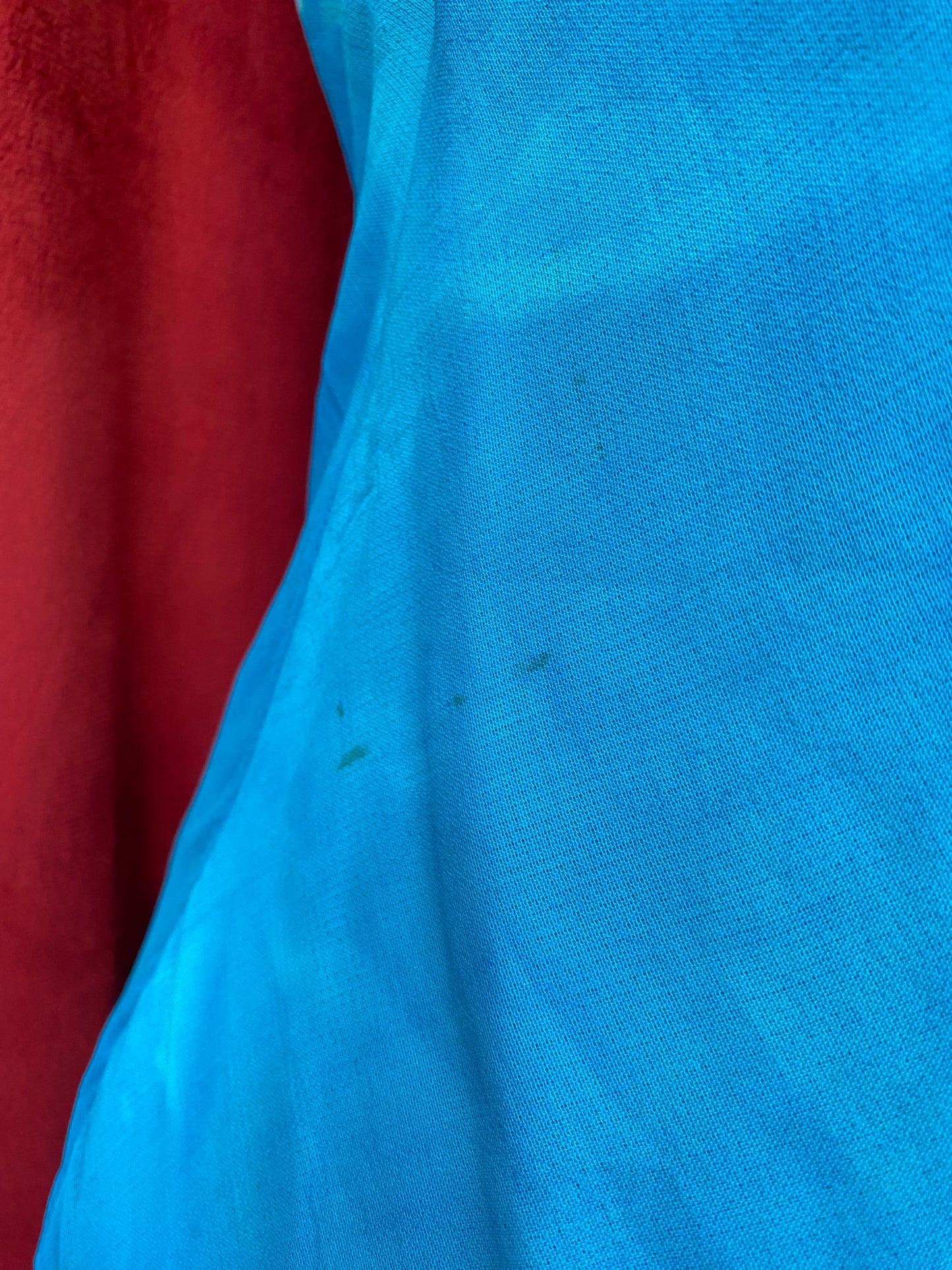The ocean blue dress