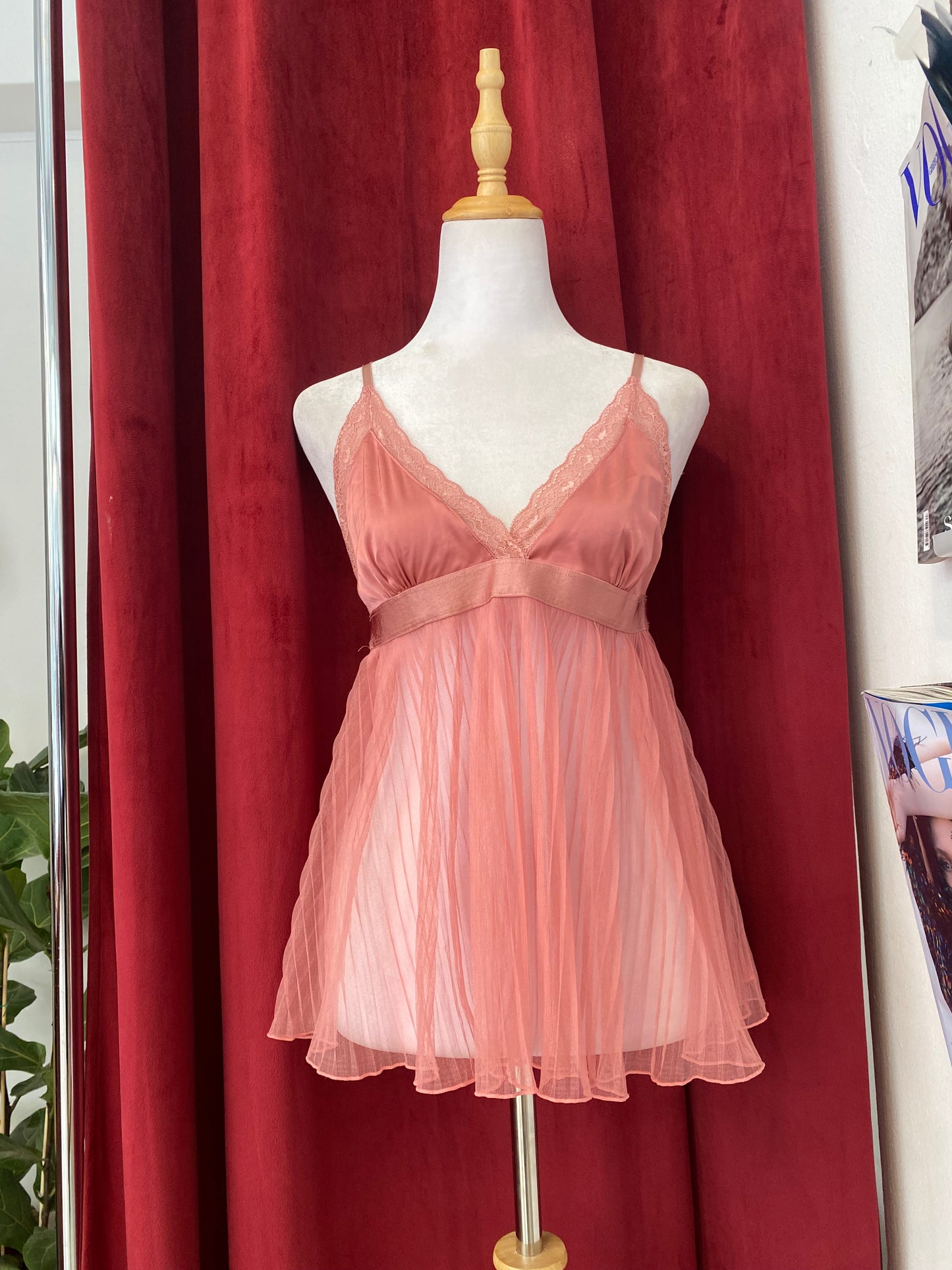 Dusty pink fairy cami top 🌸