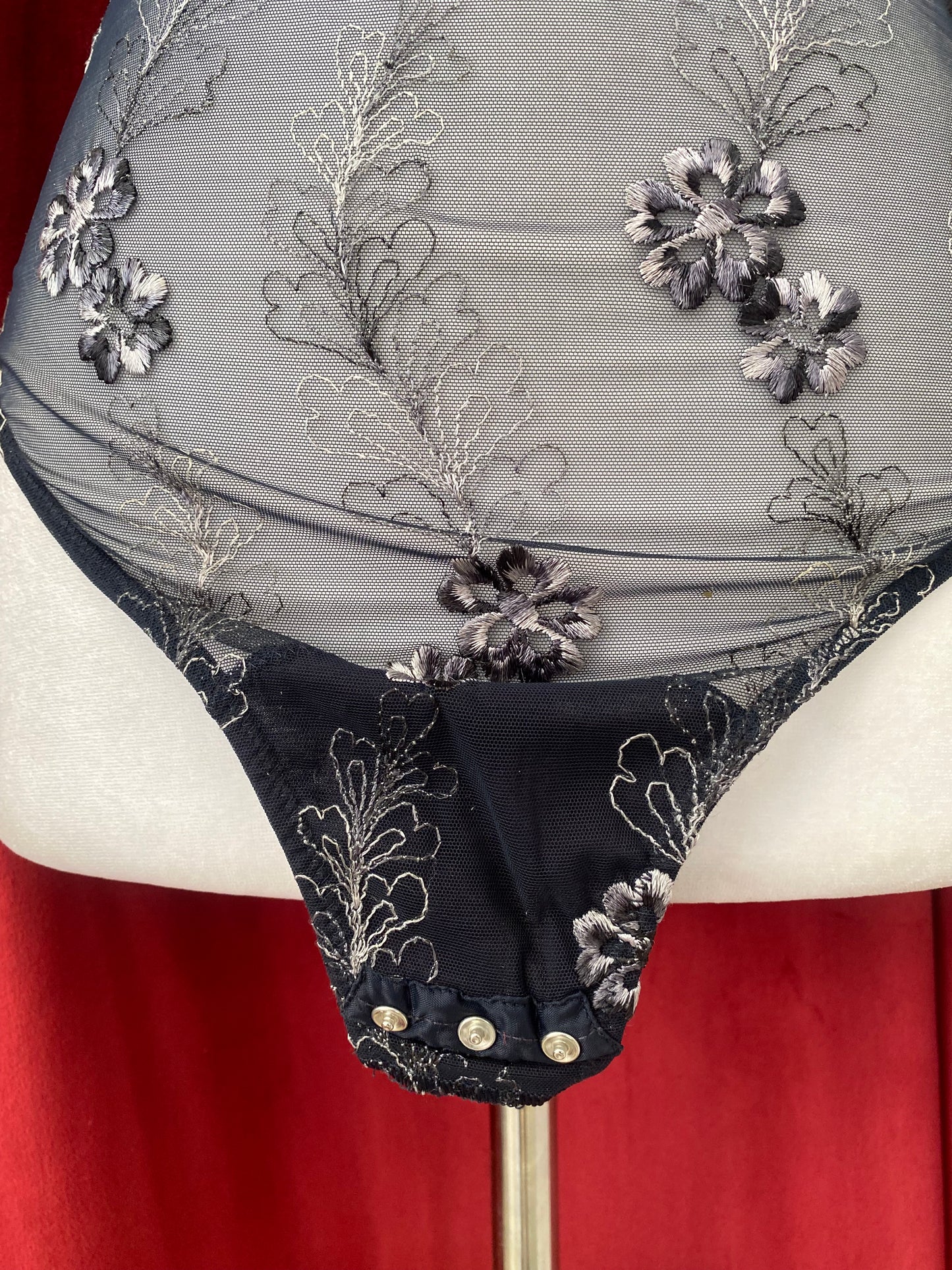 1990s Malizia by La Perla atelier bodysuit
