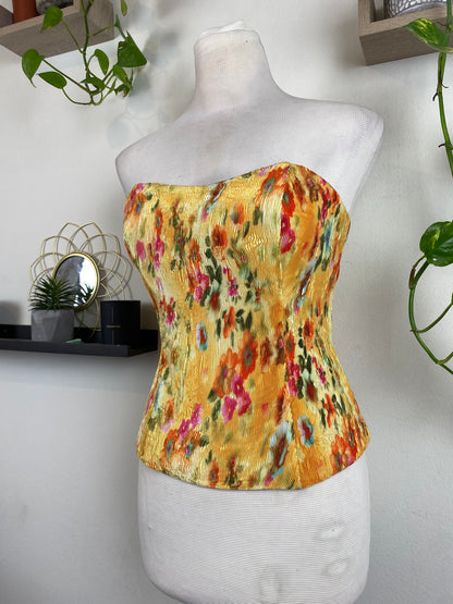 Yellow ethereal corset