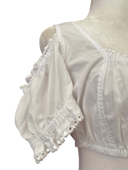 White cotton top