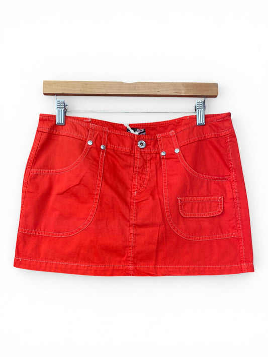 Bright red mini skirt ❤️