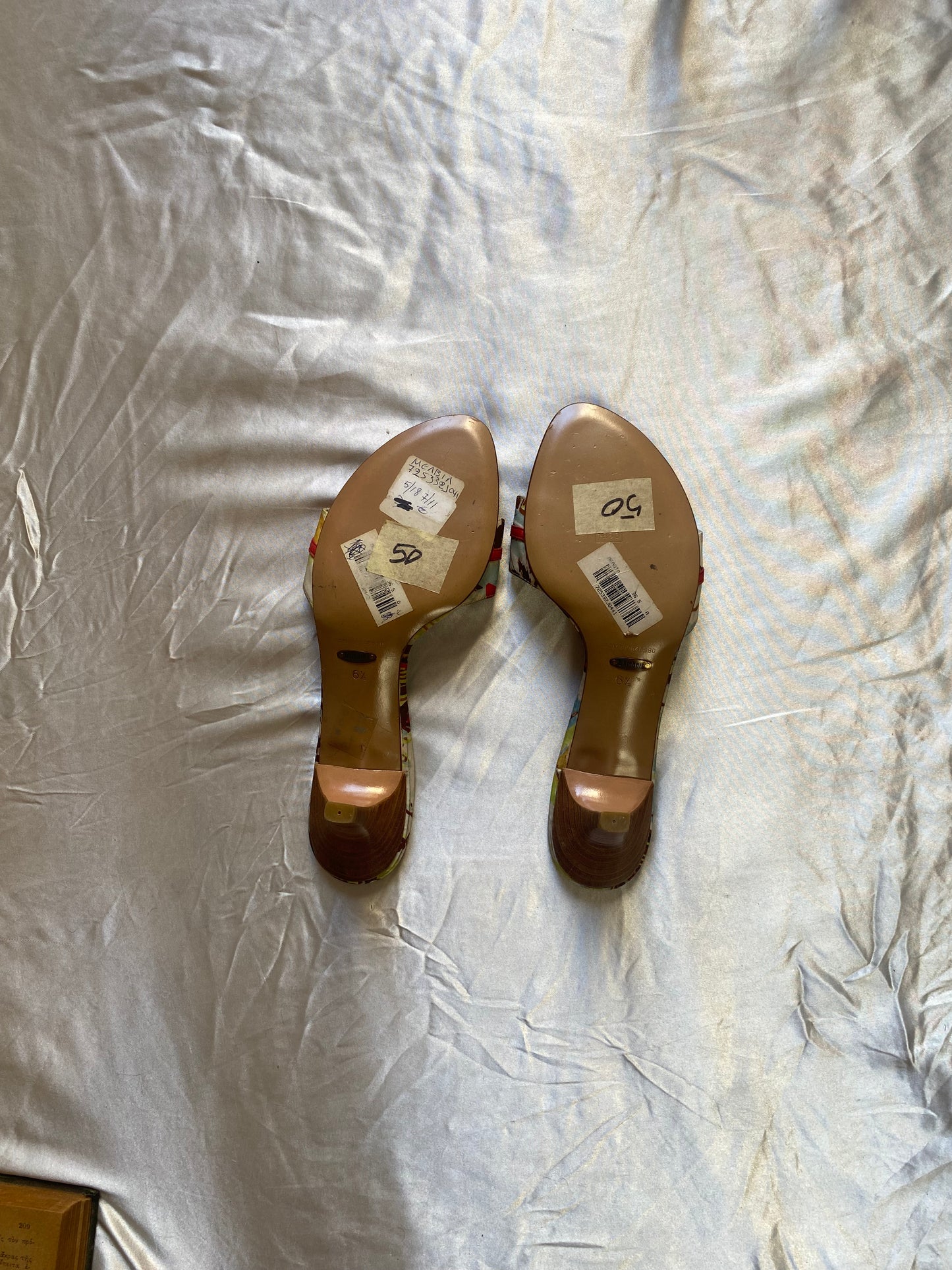 Brand new multicoloured mules