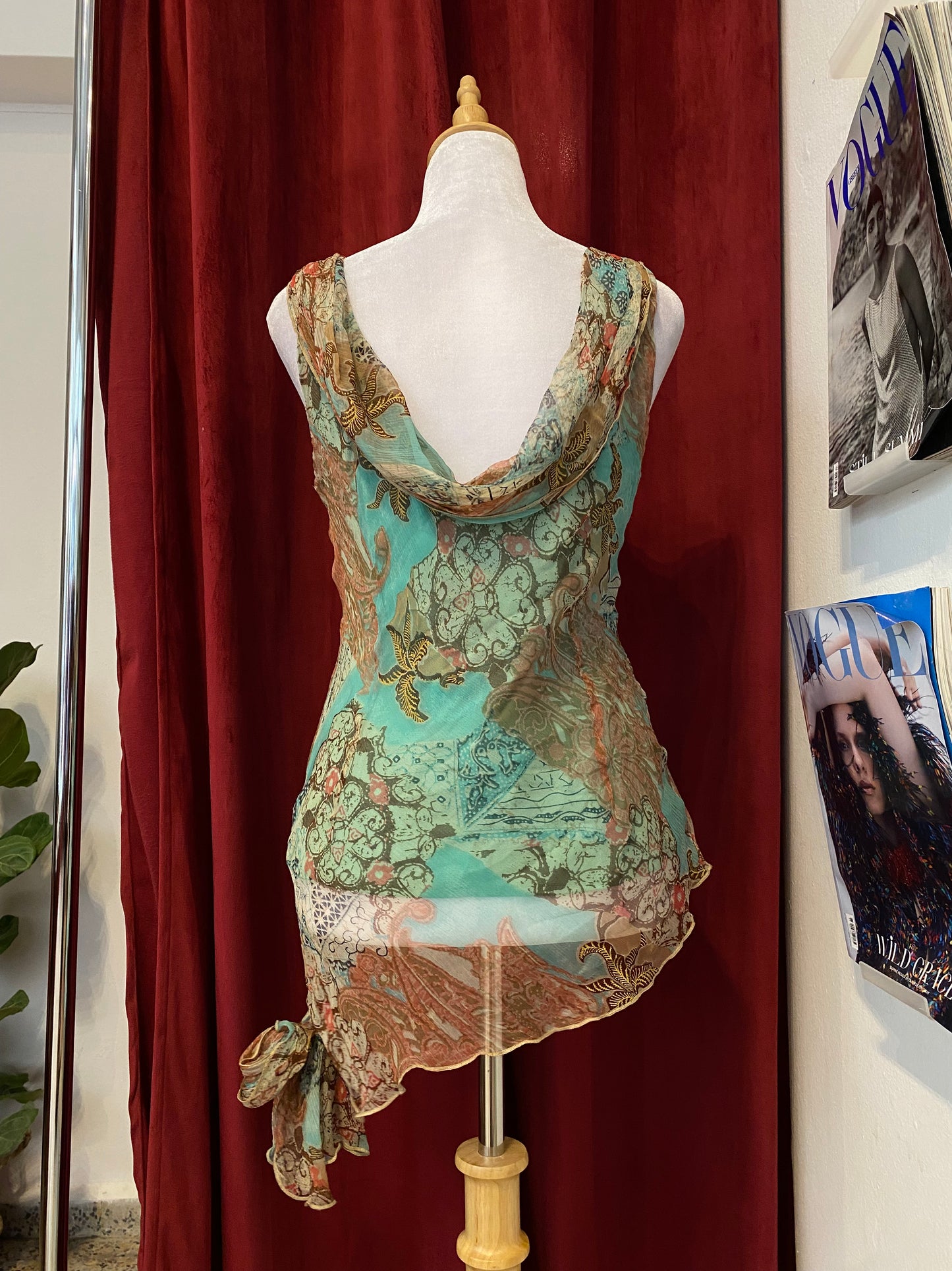 100% silk brand new K Derhy fairy top 🧚