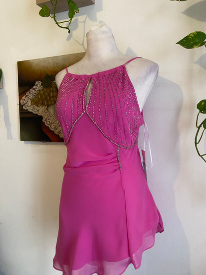 Brand new pink handbeaded top