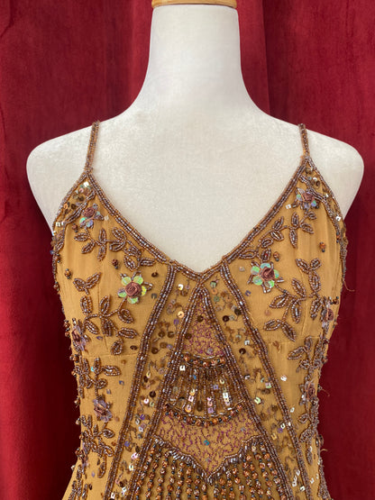 100% silk deadstock butterfly top
