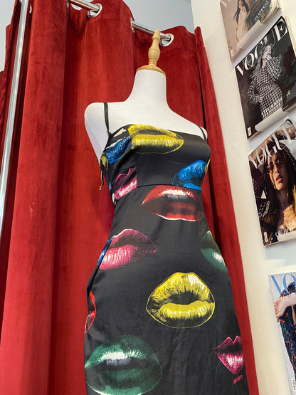 Miss sixty iconic “lipstick”mini dress