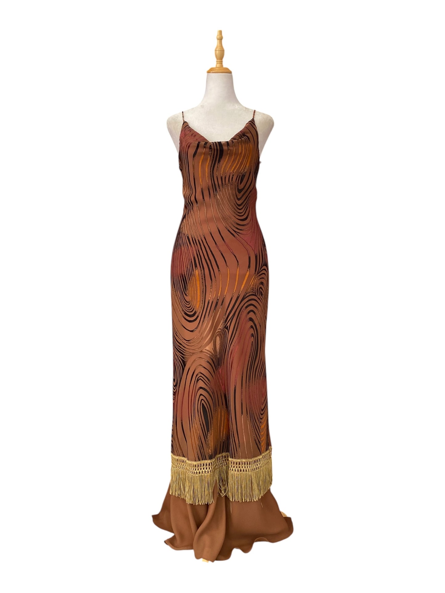 The “ Ophelia “ dress in brown