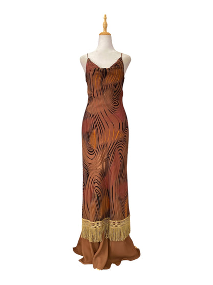 The “ Ophelia “ dress in brown