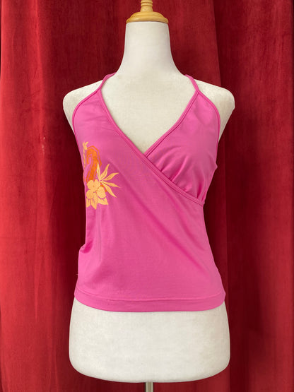 Hot pink graphic top
