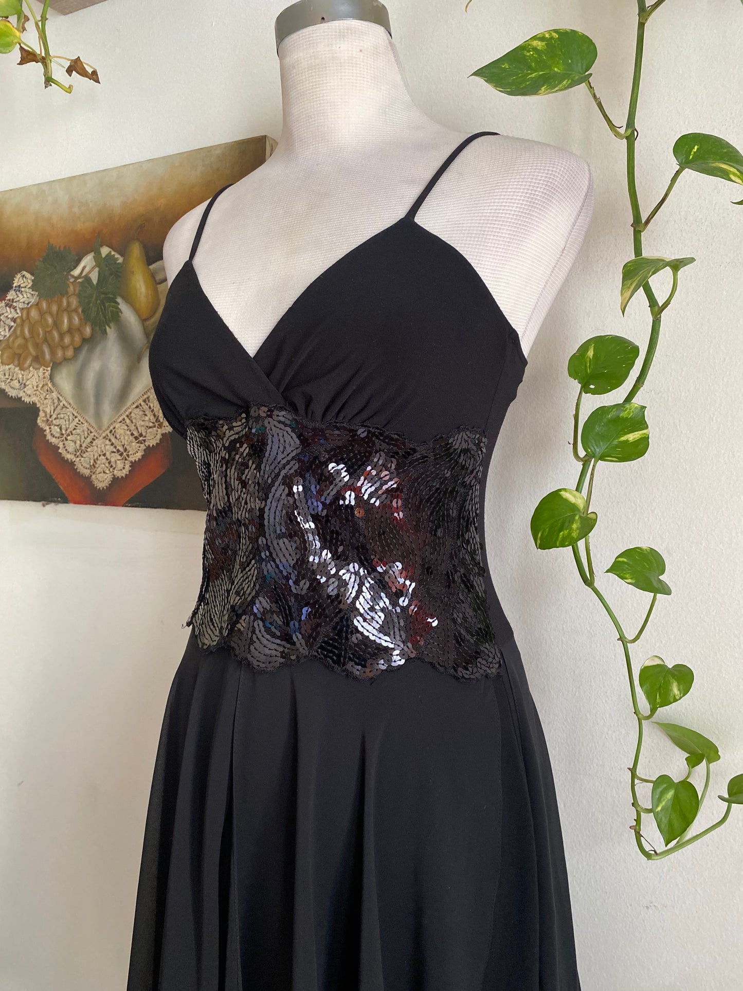 Brand new black sequin dress